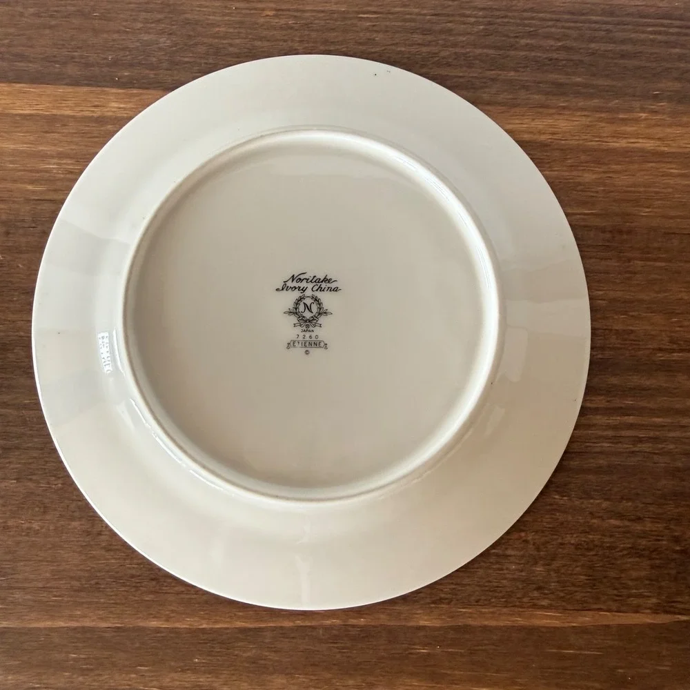 Noritake Etienne 7260‎ Ivory China Mixed Lot Cups Plates Japan Replacement